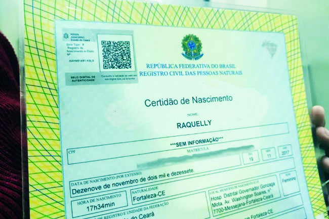 No Ceará Poder público promove ações para diminuir número de pessoas sem documentação civil 