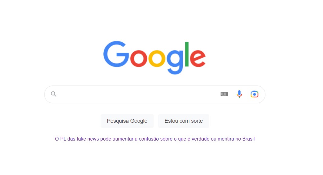 Campanha do Google contra PL das Fake News será apurada pelo Ministério da Justiça 