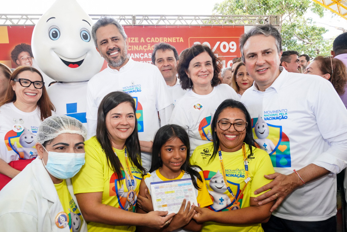No Ceará, Ministérios da Saúde e da Educação reforçam união para engajar brasileiros na Campanha Nacional de Multivacinação