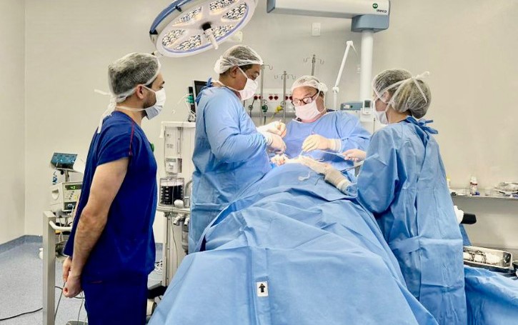 HRVJ realiza primeira cirurgia oncológica da unidade; procedimento faz parte da interiorização do serviço no Estado
