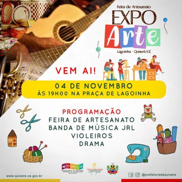 A ExpoArte Feira do Artesanato Lagoinha / Quixeré está de volta!