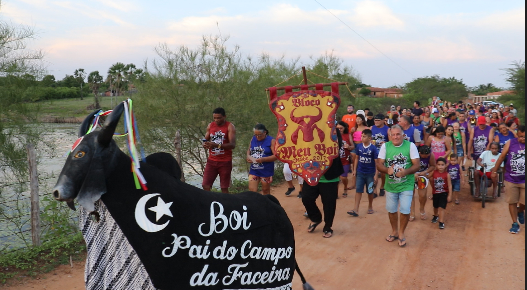Desfile do Bloco "Meu Boi" anima comunidade de Faceira em Limoeiro do Norte e promete encantar centro da cidade no Ciclo Carnavalesco de 2024
