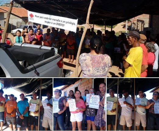 Potiretama: Sem tetos fazem vigília na ocupação no Bairro do Chico