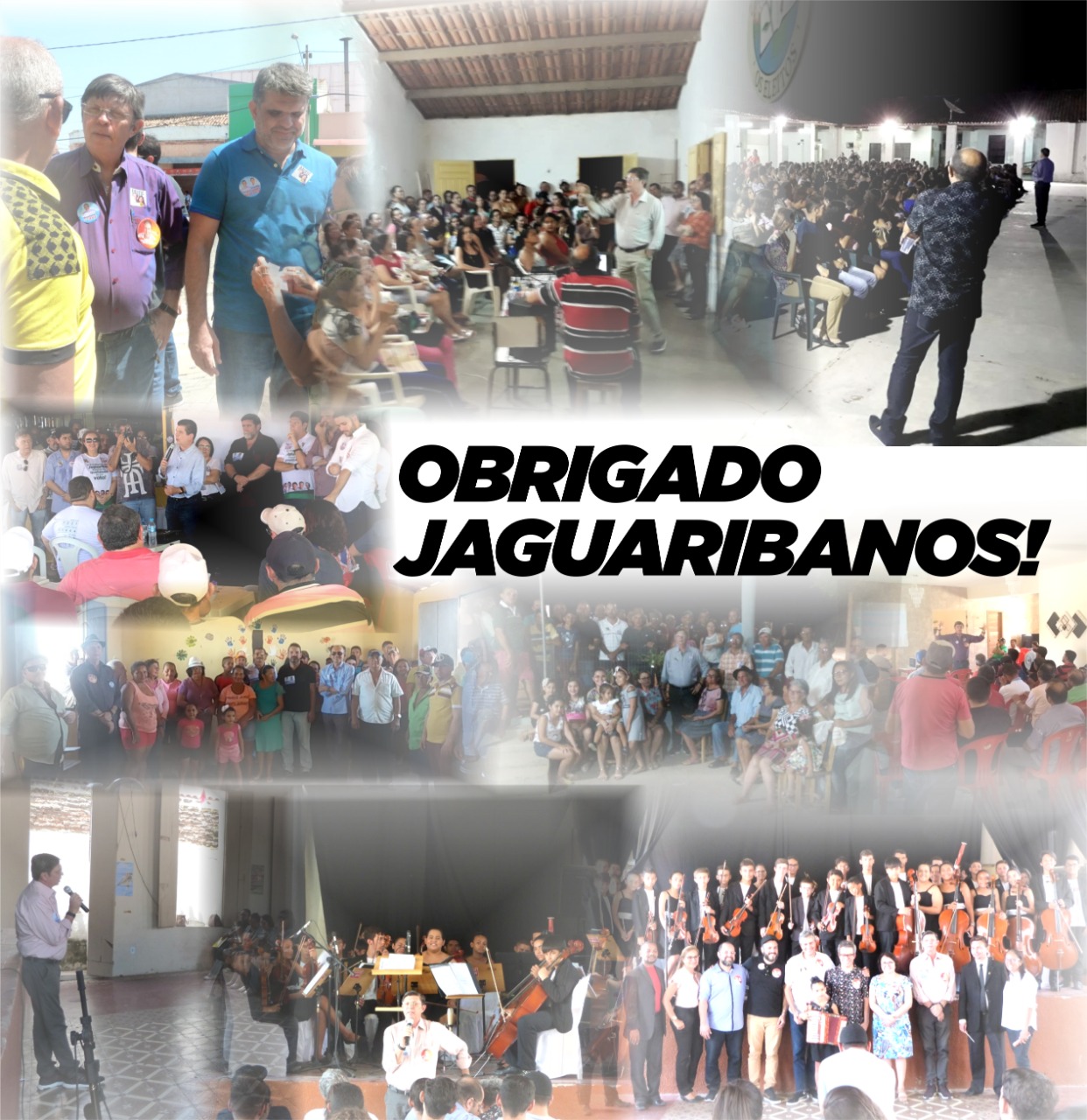 Prefeito Zé Abner emite nota de agradecimento aos eleitores de Jaguaribe pela votação de seus candidatos.